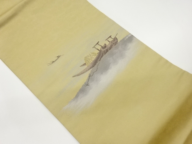 JAPANESE NAGOYA OBI / WOVEN BOAT